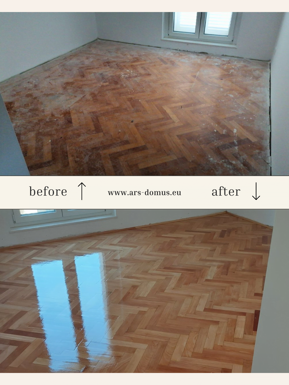 brušenje in lakiranje parketa cena